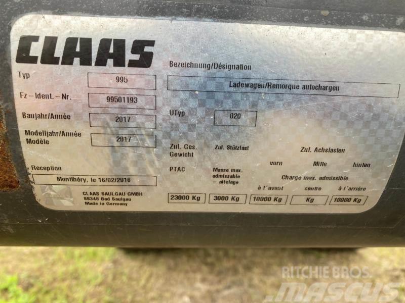 CLAAS CARGOS 750 TREND Remorque autochargeuse