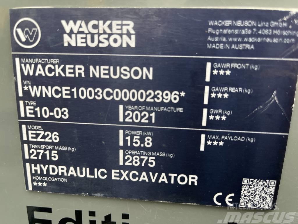 Wacker Neuson EZ 26 Mini pelle < 7t