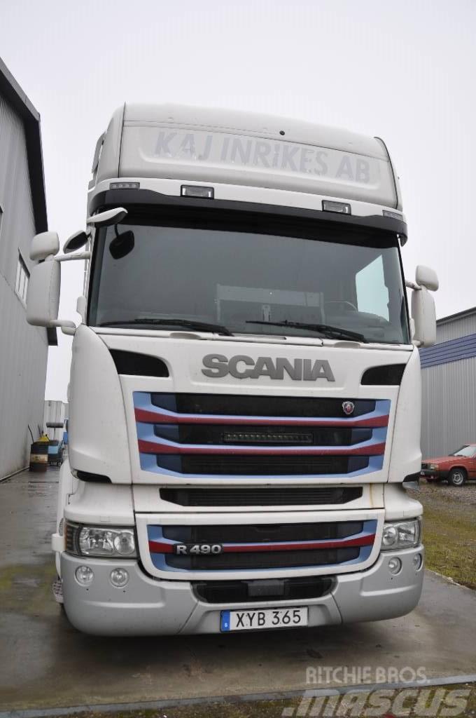 Scania R490 LB6X2MNB Camion porte container
