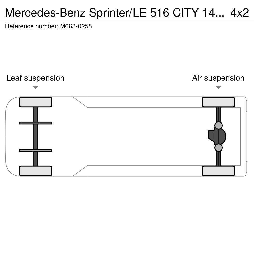 Mercedes-Benz Sprinter/LE 516 CITY 14 PCS AVAILABLE /PASSANGERS Mini-bus