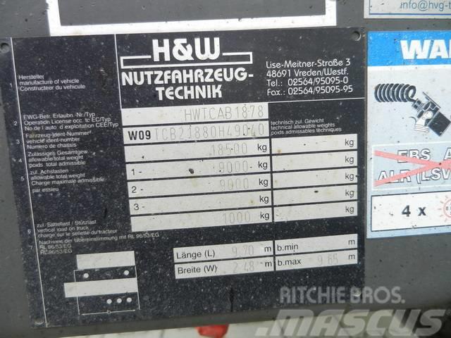 H&W Przyczepa Kontenerowa Remorque multibenne