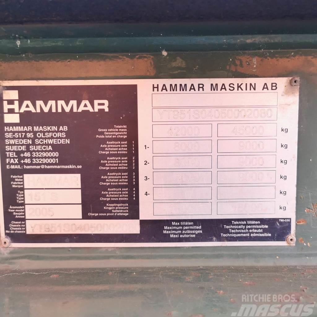 Hammar 151 S Semi remorque porte container