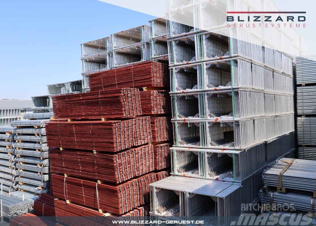Blizzard 163,45 m² Stahlgerüst mit Robustböden NEU Echafaudage