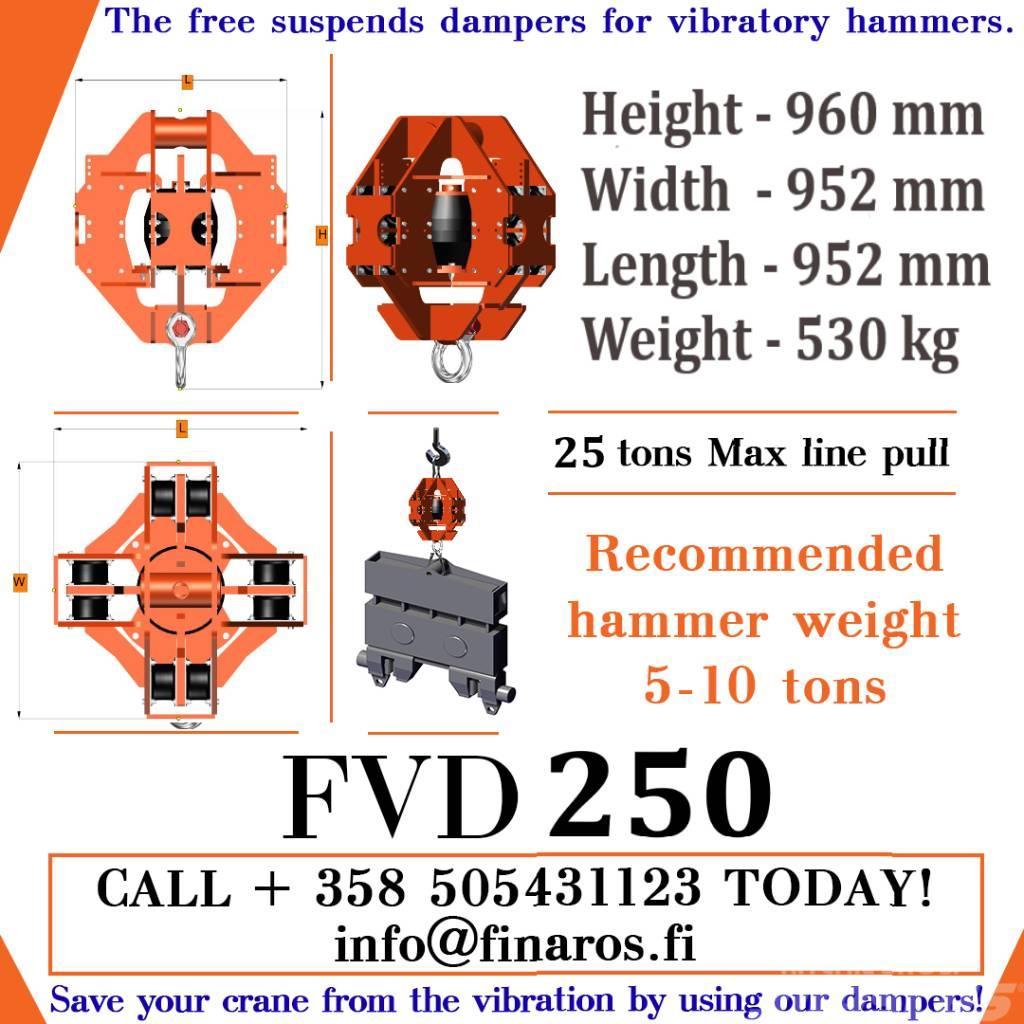  Vibration Damper FVD250 Enfonce pieu hydraulique