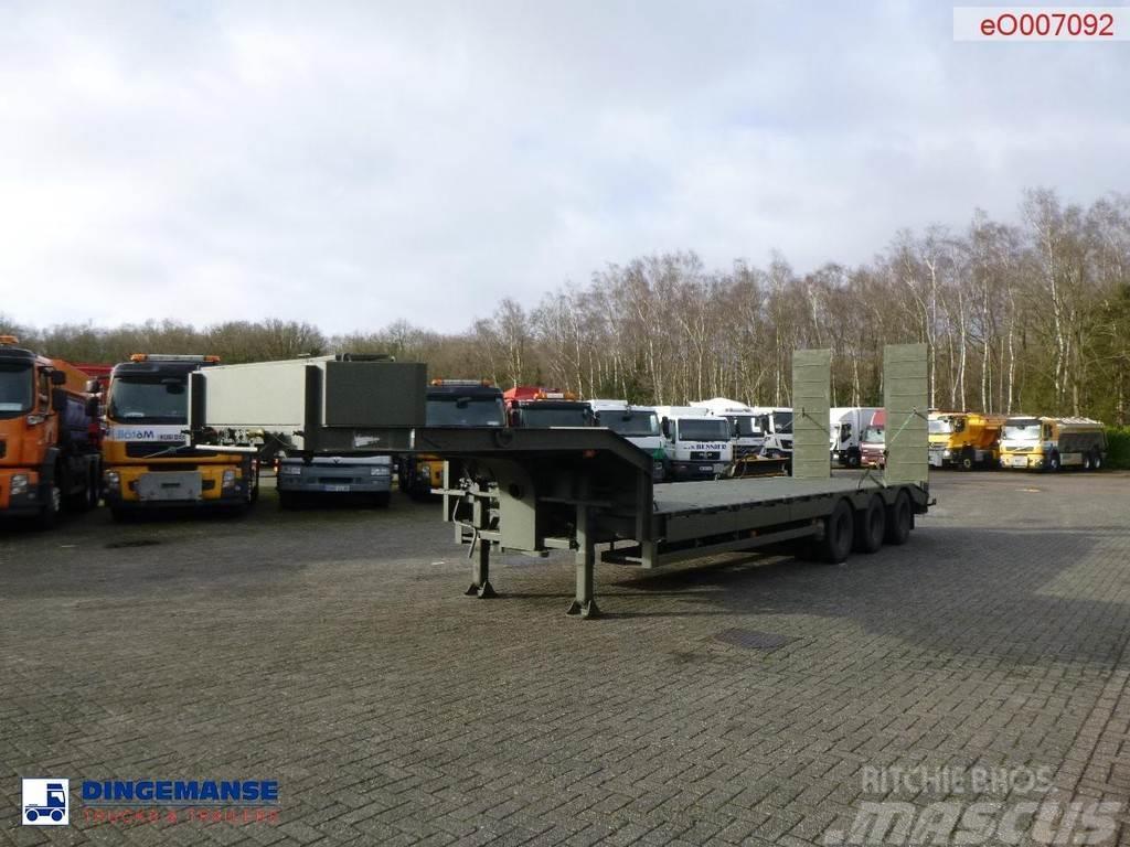 Broshuis 3-axle semi-lowbed trailer E-2130 / 73 t + ramps Semi remorque plateau ridelle