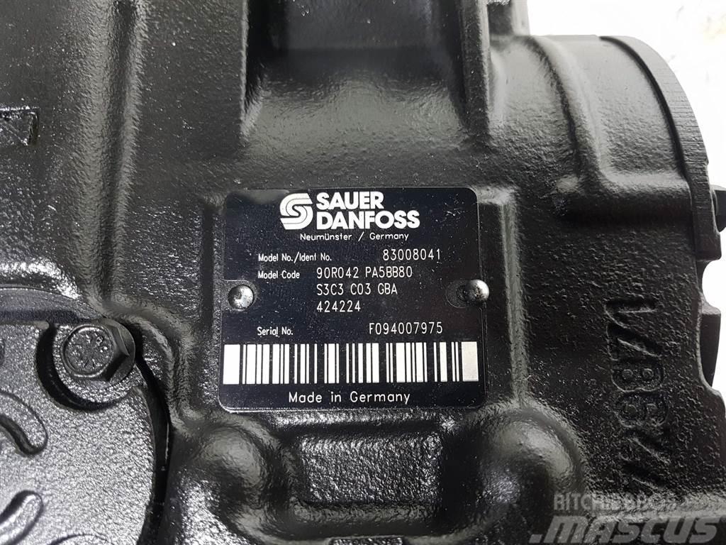 Sauer Danfoss 90R042PA5BB80-83008041-Drive pump/Fahrpumpe Hydraulique
