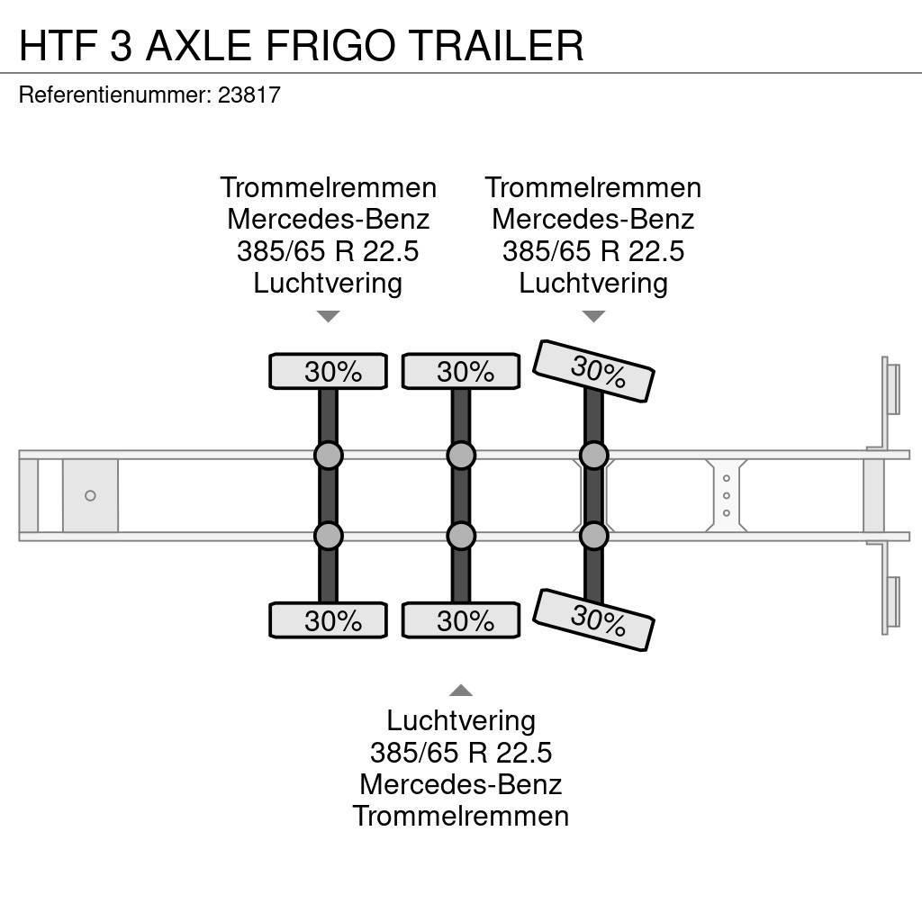HTF 3 AXLE FRIGO TRAILER Semi remorque frigorifique