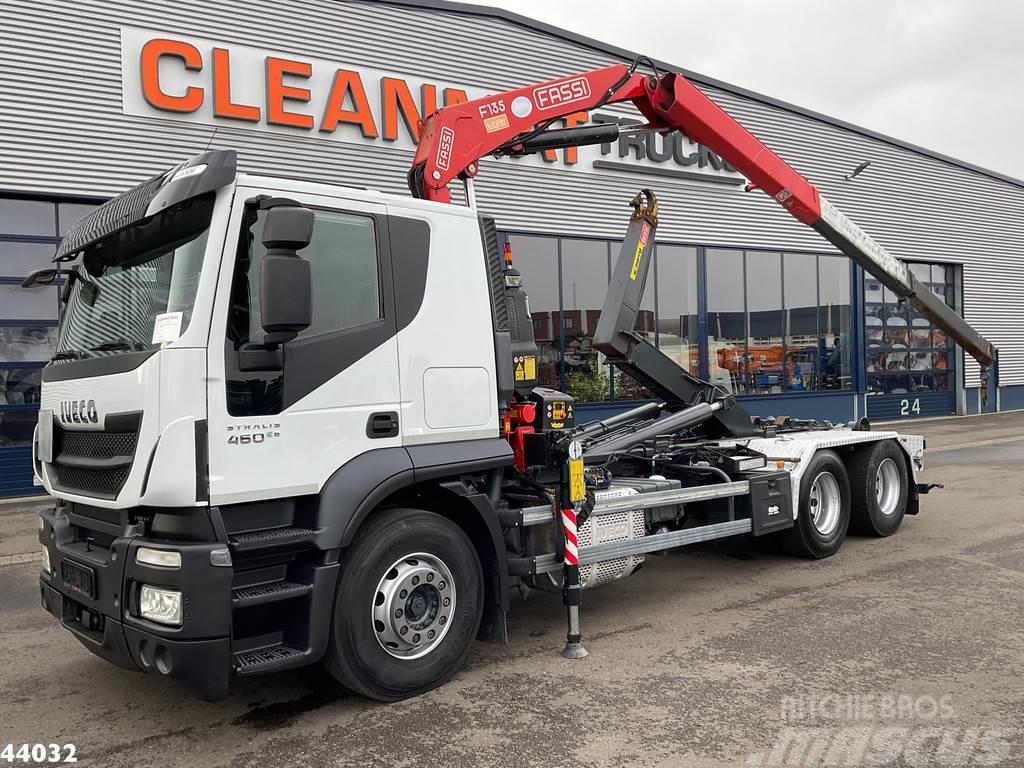 Iveco Stralis AT260S46Y Fassi 13 Tonmeter laadkraan Camion ampliroll