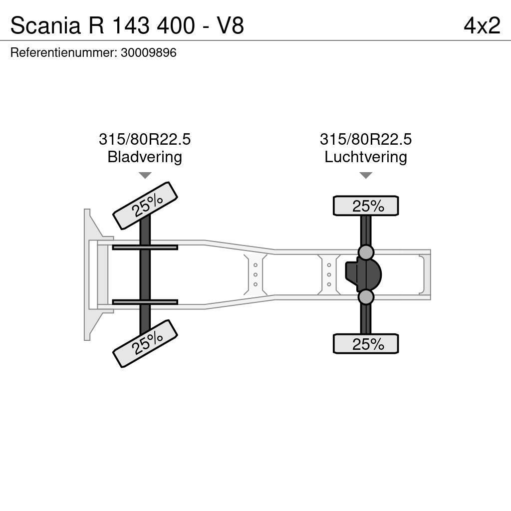 Scania R 143 400 - V8 Tracteur routier
