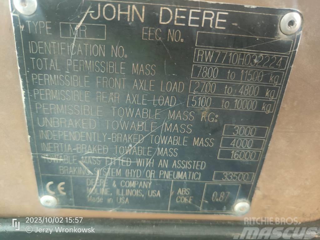 John Deere 7710 PQ Tracteur