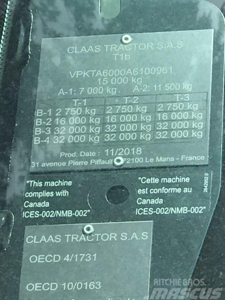 CLAAS 840 Axion Tracteur