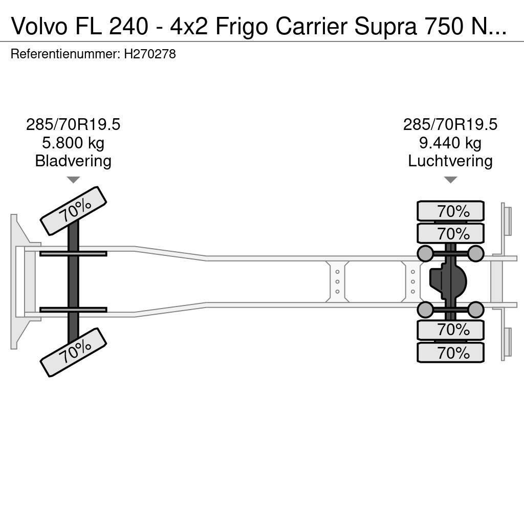 Volvo FL 240 - 4x2 Frigo Carrier Supra 750 Nordic - Zepr Camion frigorifique