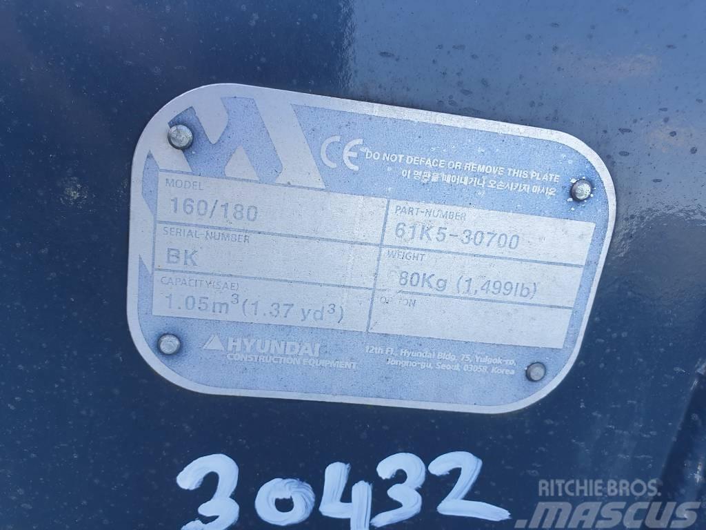 Hyundai Excvator Bucket, 61K5-30700, 180 Godet