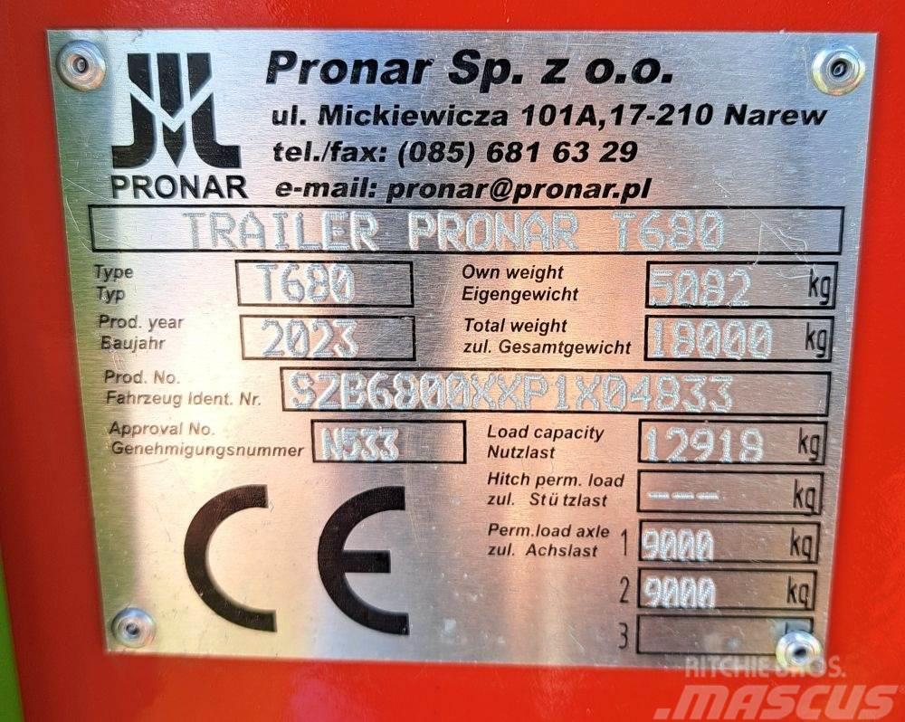 Pronar T680 Zweiachs- Dreiseitenkipper Autres matériels agricoles