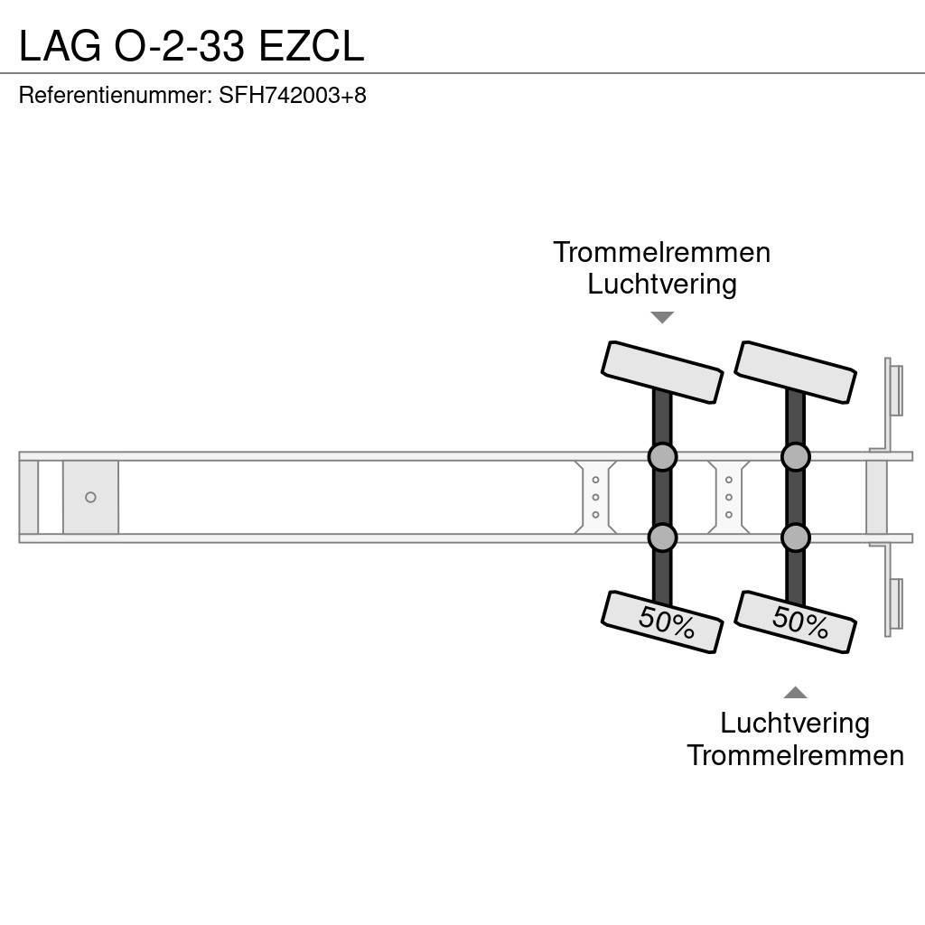 LAG O-2-33 EZCL Semi remorque frigorifique