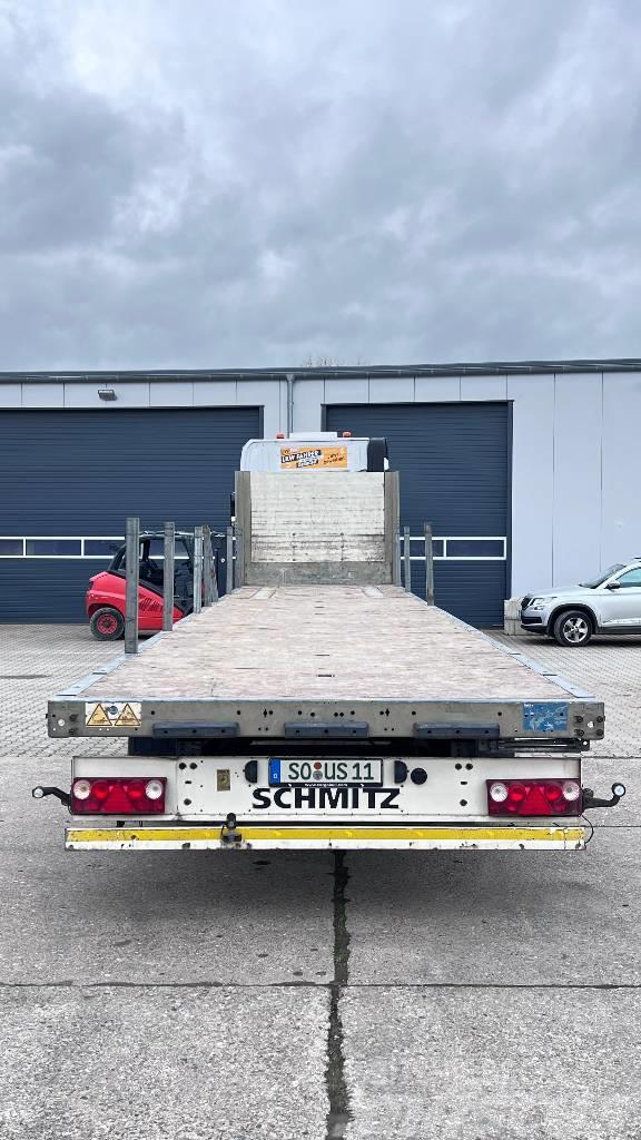 Schmitz Cargobull Plattform / Offener Sattel / Pritsche SPL 24 Semi remorque plateau ridelle