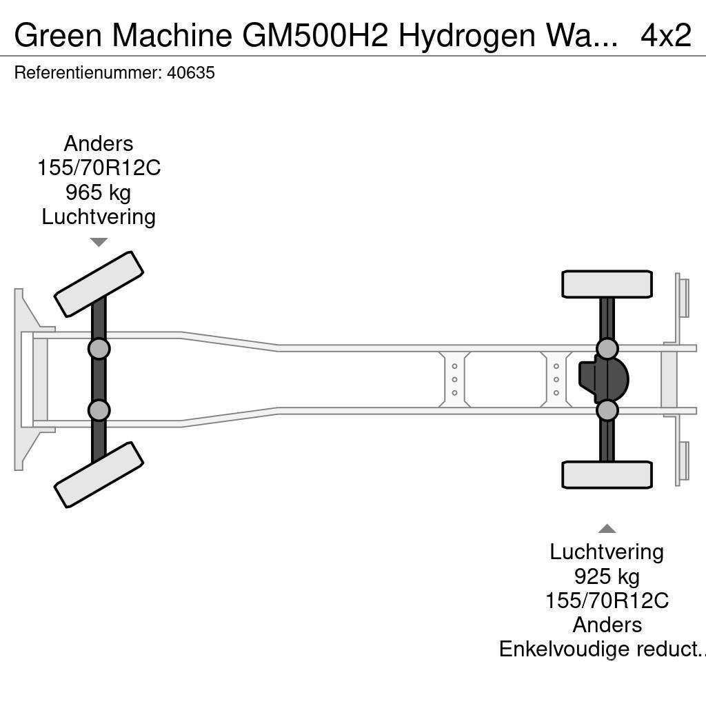 Green Machines GM500H2 Hydrogen Waterstof Sweeper Camion balayeur