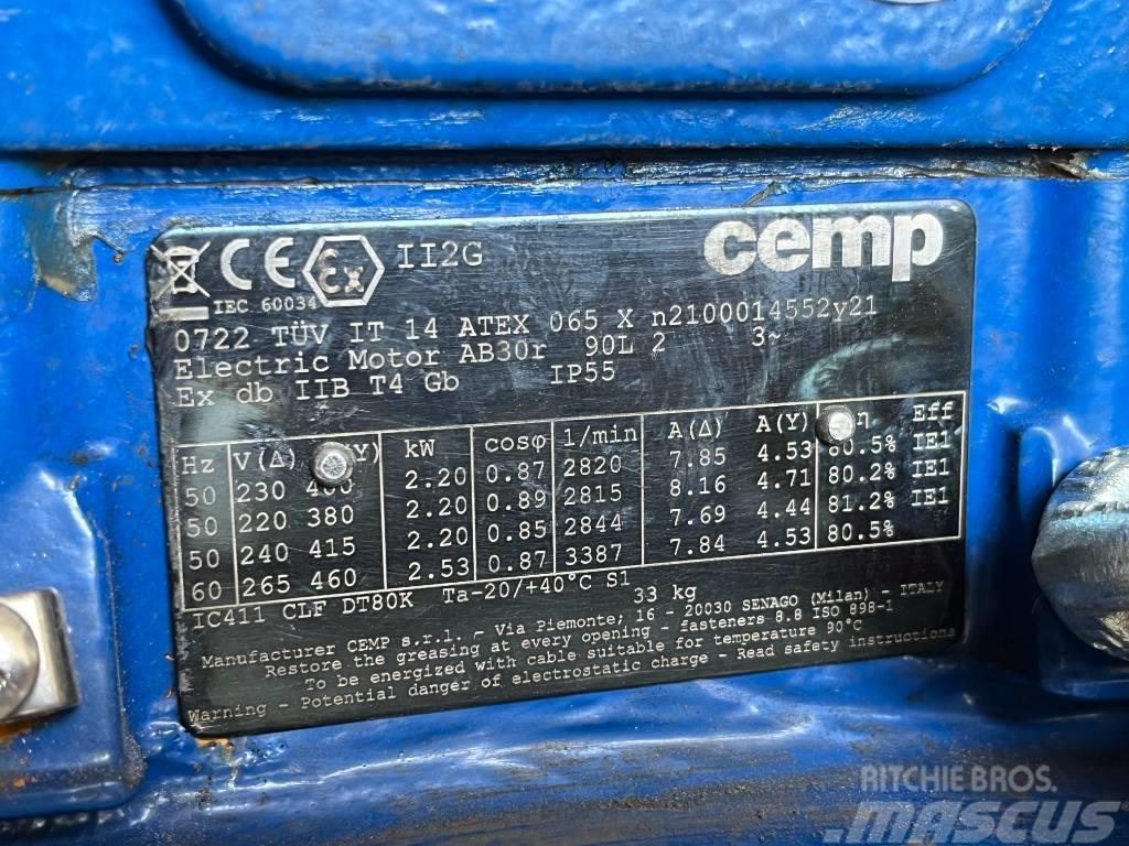  CEMP Electric Motor ATEX 230V 2,2kW 2800RPM Moteur