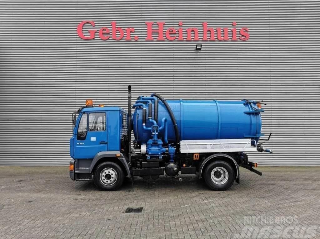 MAN 15.224 4x2 Leistikow S8000F 8000 Liter German Truc Camion aspirateur, Hydrocureur