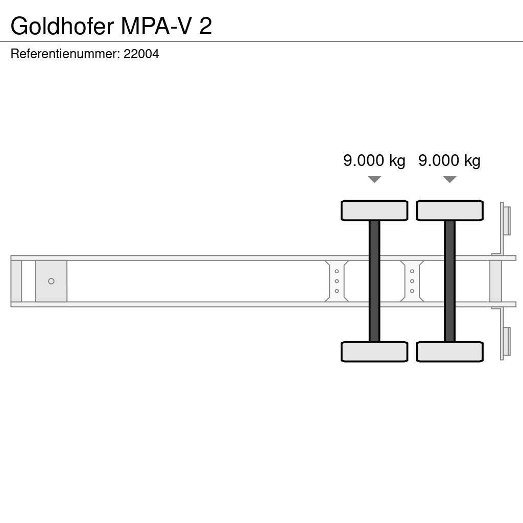 Goldhofer MPA-V 2 Semi remorque surbaissée