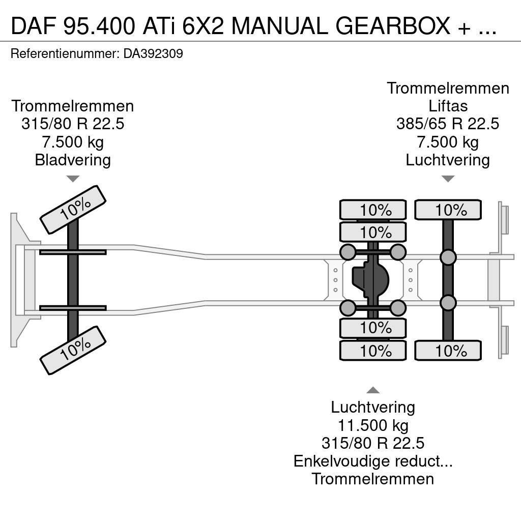 DAF 95.400 ATi 6X2 MANUAL GEARBOX + VOITH RETARDER - 1 Motrici cisterna