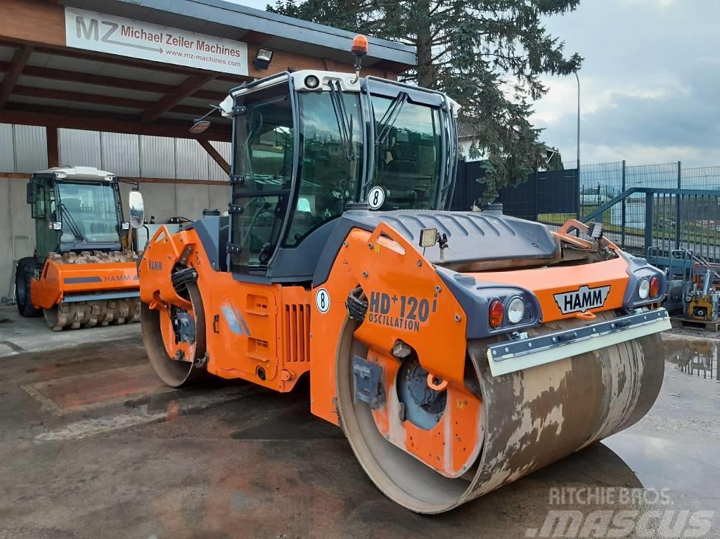 Hamm 2014  HD+ 120i  * 1.800 engine hrs * 13 tons Rouleaux tandem
