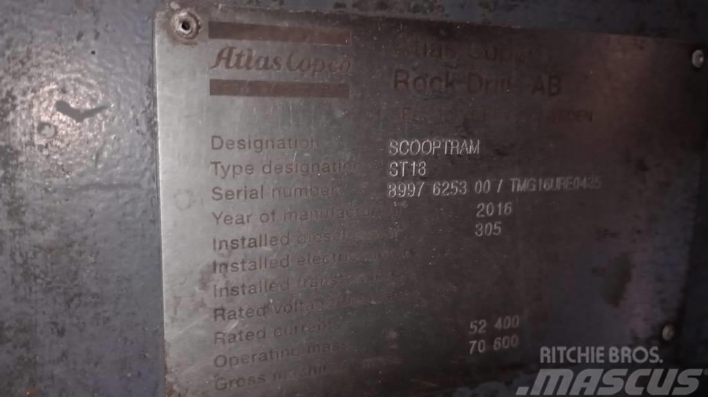 Atlas Copco Scooptram ST18 Chargeuses pour exploitations minières souterraines