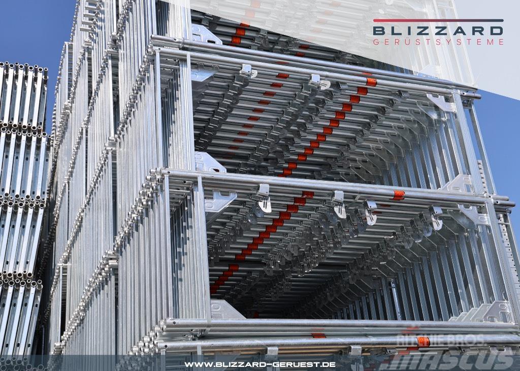 Blizzard S70 163,45 m² neues Blizzard Stahlgerüst + Durchst Echafaudage