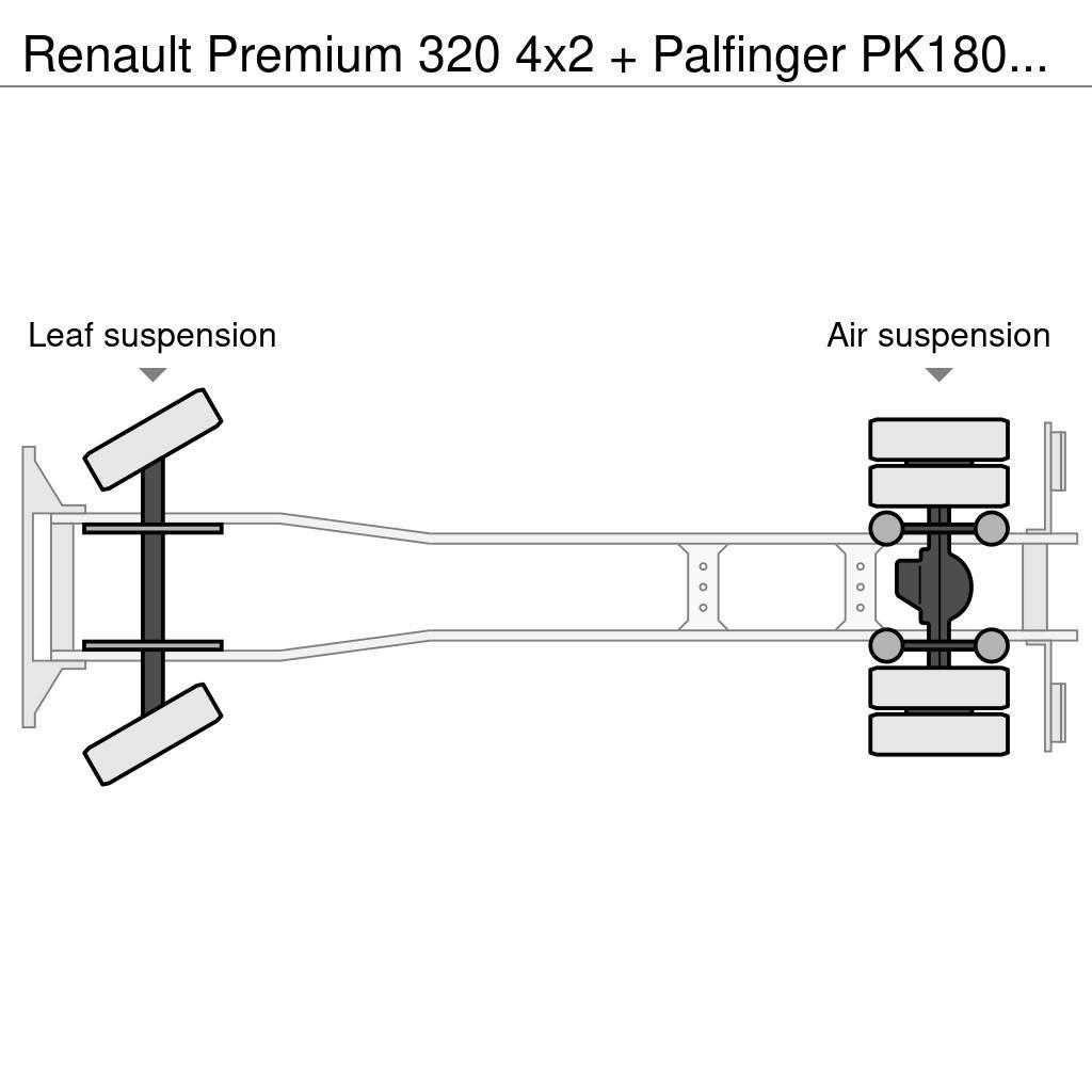 Renault Premium 320 4x2 + Palfinger PK18002-EH C (Year 201 Camion ampliroll