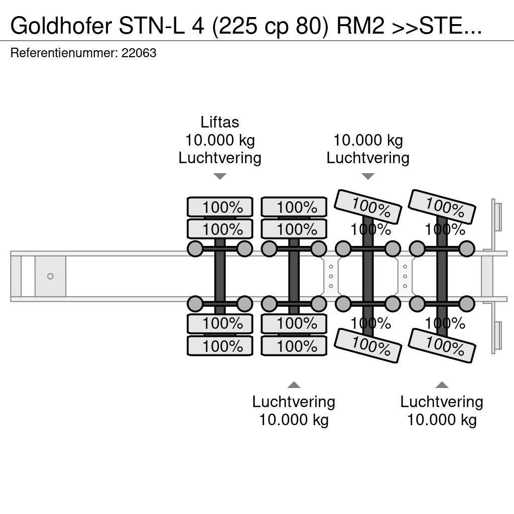 Goldhofer STN-L 4 (225 cp 80) RM2 >>STEPSTAR<< (CARGOPLUS® t Semi remorque surbaissée