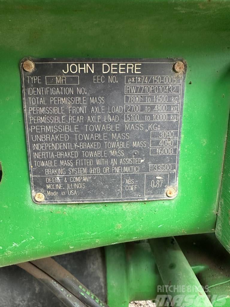 John Deere 7710 Tracteur