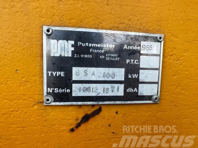 Putzmeister BSA 2100 /160 KW ELEKTRIC Pompe à béton
