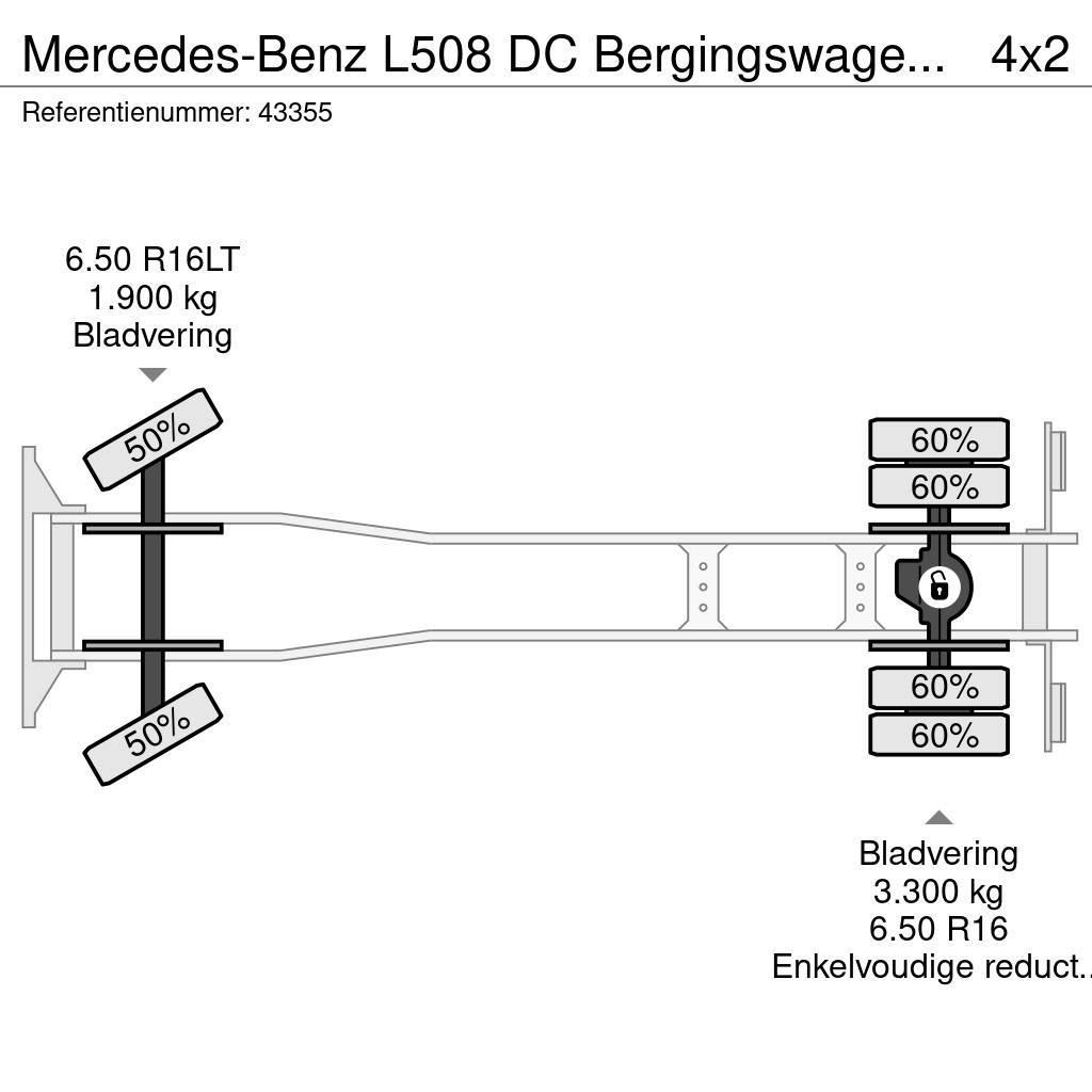 Mercedes-Benz L508 DC Bergingswagen Just 135.534 km! Camion dépannage