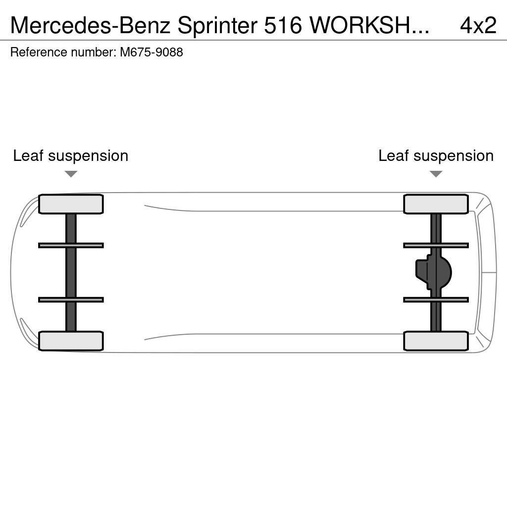 Mercedes-Benz Sprinter 516 WORKSHOP EQUIPMENT / BOX L=4559 mm Utilitaire