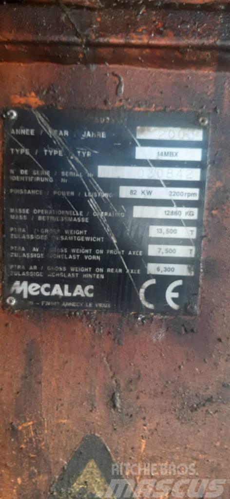Mecalac 14MBXAR Rail Road Excavator Matériel ferroviaire