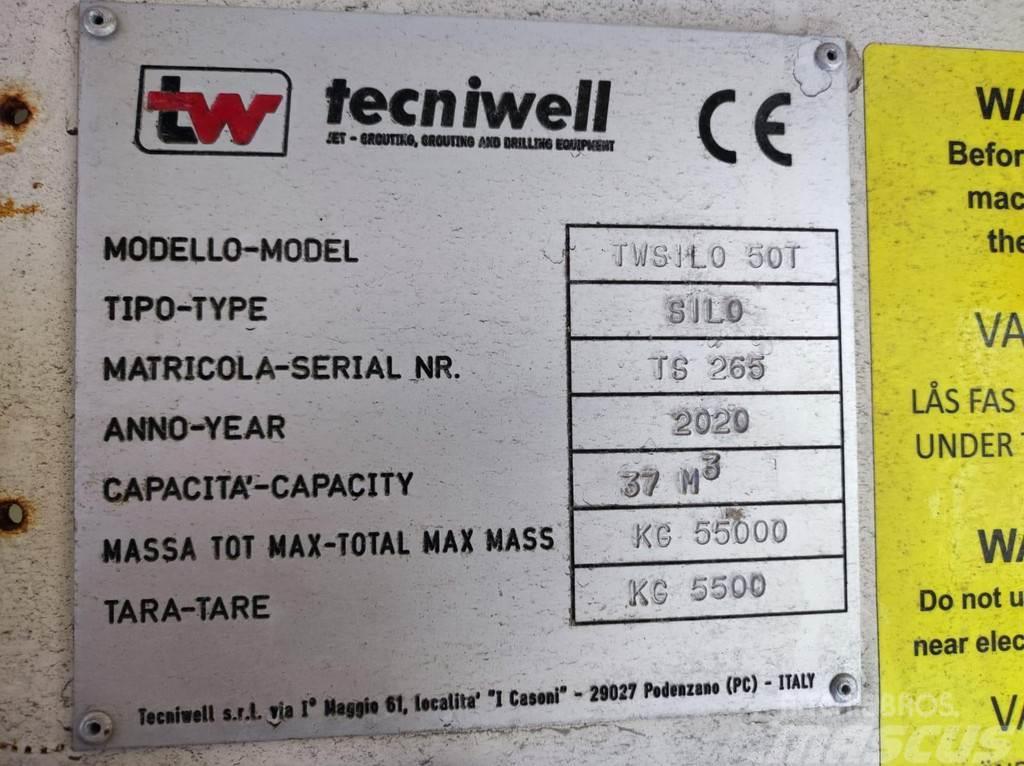  Techniwell TWSILO 50T HORIZONTAL STACKABLE SILO Appareils à bras