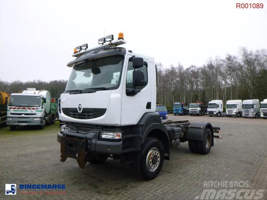 Renault Kerax 380 DXI 4x4 Euro 5 chassis + PTO Châssis cabine