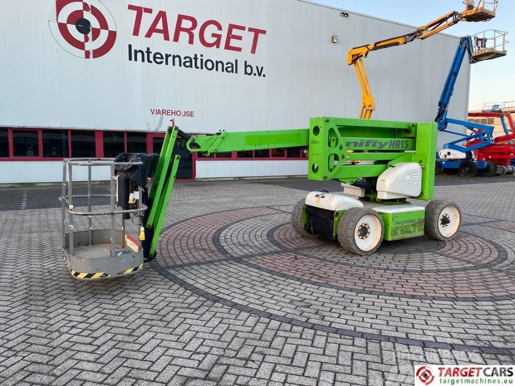 Niftylift HR15NDE Articulated BiFuel Boom Work Lift 1550cm Nacelle Automotrice