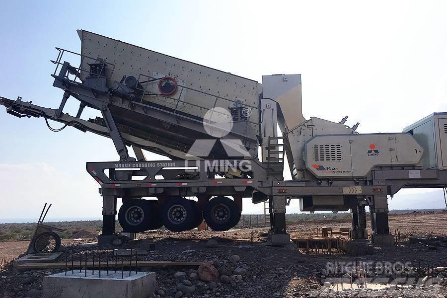 Liming KF1214 Mobile Impact Crusher With Screen Concasseur mobile