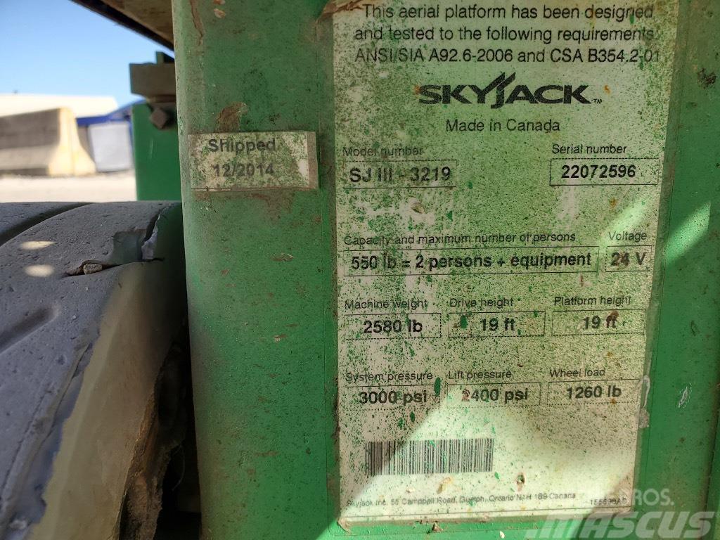 SkyJack SJ111-3219 Nacelle ciseaux