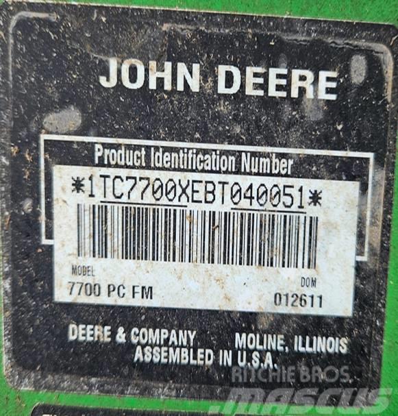 John Deere 7700 Tondeuses montées