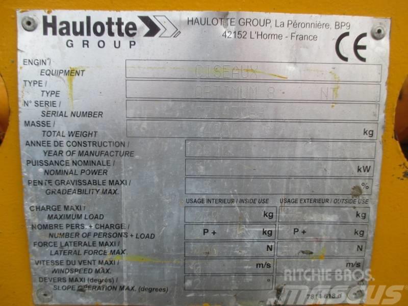 Haulotte Optimum  8 Nacelle ciseaux