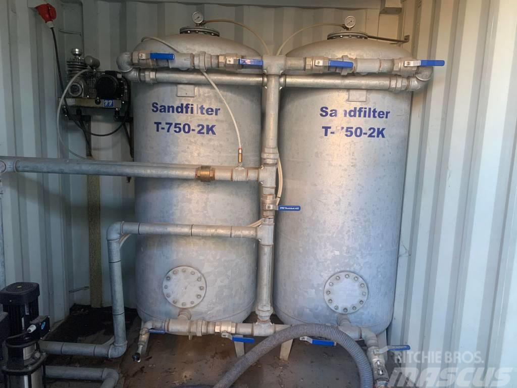  Mobil water treatment plant container 5 foot Mobil Station de traitement des déchets