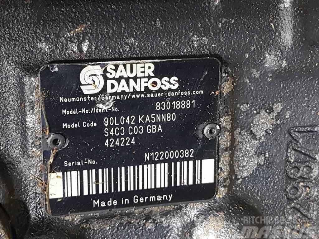 Sauer Danfoss 90L042KA5NN80S4C3-83018881-Drive pump/Fahrpumpe Hydraulique