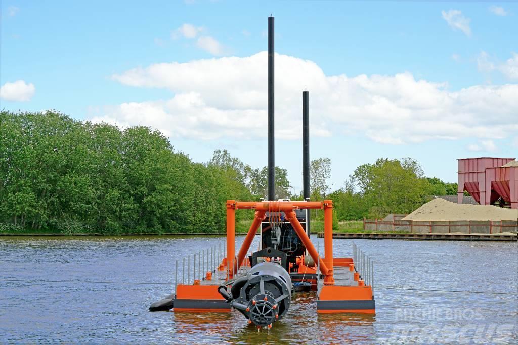 Bell Cutter Dredger Bateaux de travail, barges et pontons