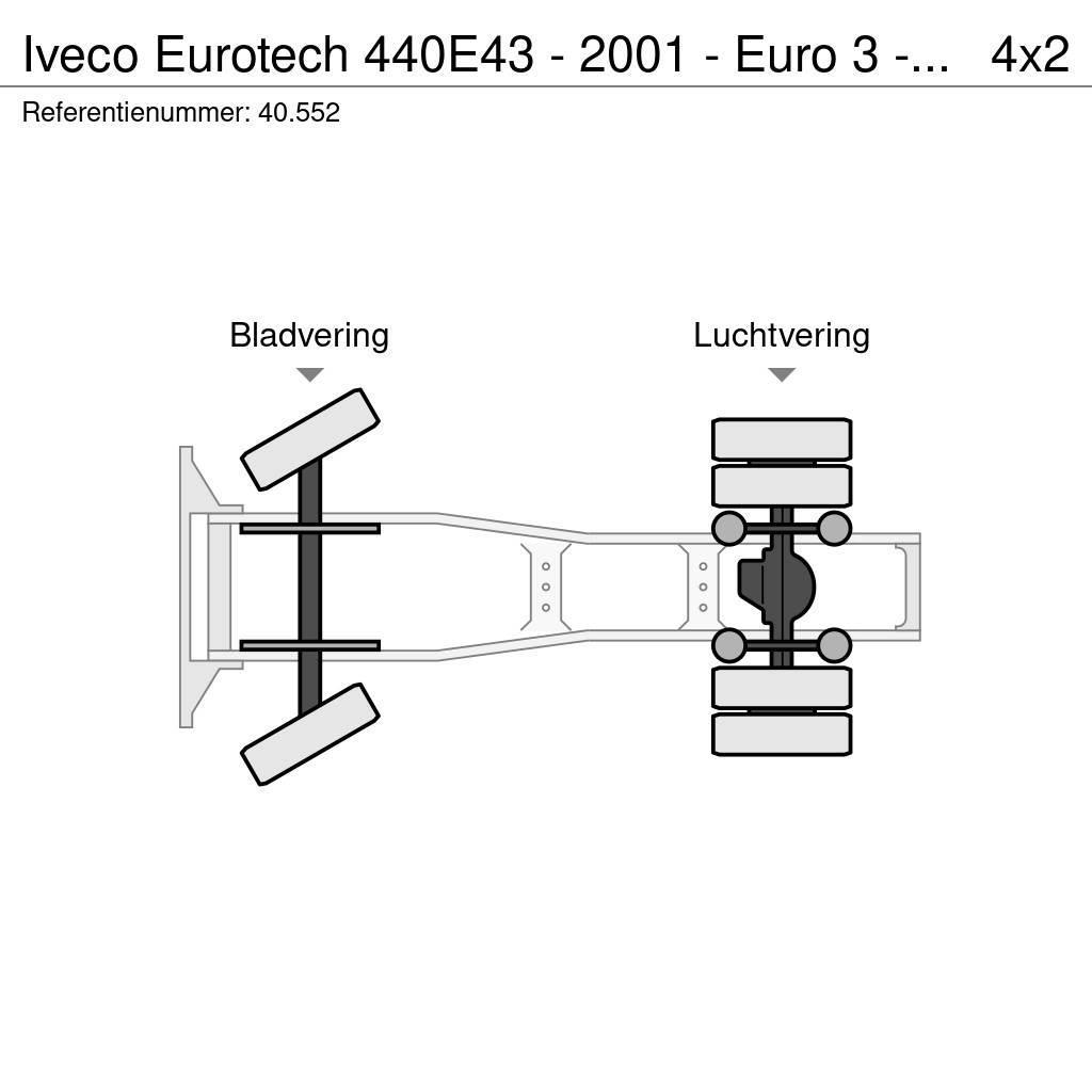 Iveco Eurotech 440E43 - 2001 - Euro 3 - 40.552 Tracteur routier