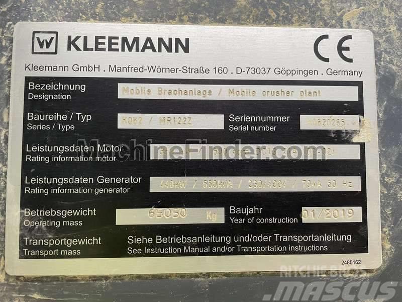 Kleemann MR 122 Z Concasseur mobile