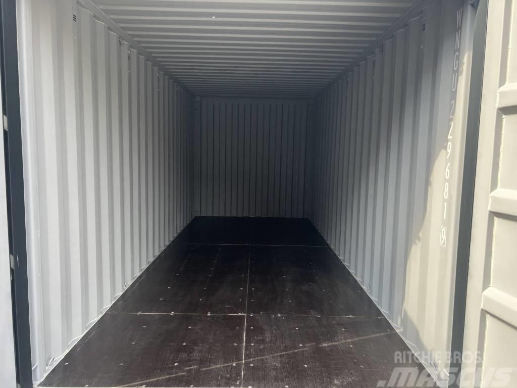  20' DV Lagercontainer ONE WAY Seecontainer/RAL7016 Conteneurs de stockage