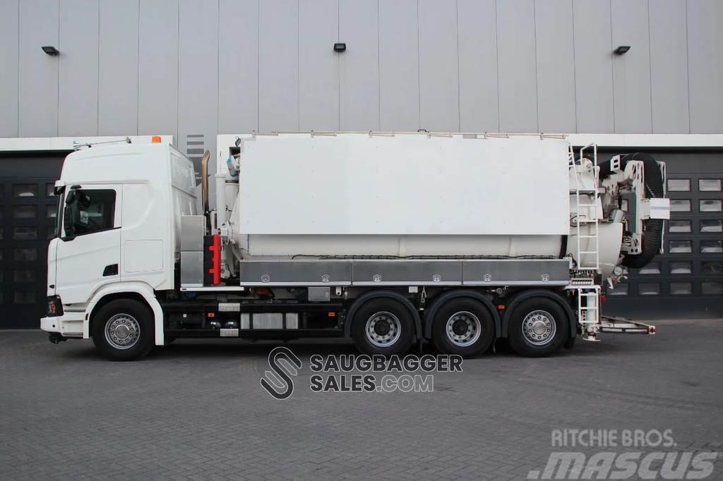 Scania R540 Amphitec Vortex 11000 suction excavator Camion aspirateur, Hydrocureur