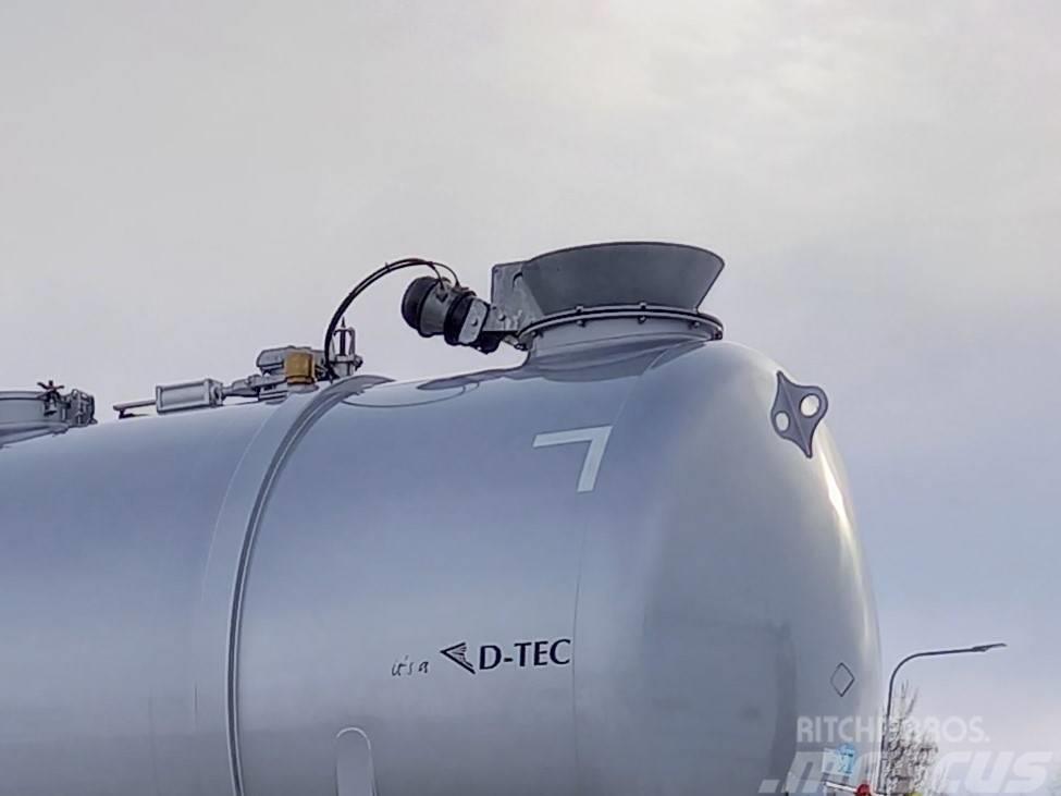 D-tec tanker manhole / filling funnel Remorque citerne